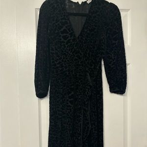 Black cocktail dress